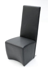 Maud Modern White Leatherette Dining Chair