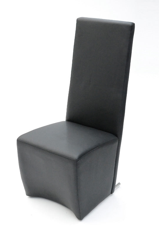 Maud Modern White Leatherette Dining Chair