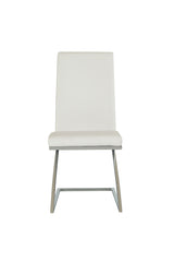 Angora Modern White Dining Chair (Set of 2)
