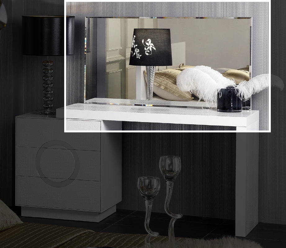 Ovidius Transitional Chrome Framed Mirror