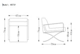 Delano Modern Black Leather Lounge Chair