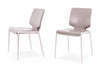 Eileen Modern Dark Grey Eco-Leather Dining Chair (Set of 2)