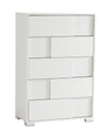Monza Italian Modern White Chest