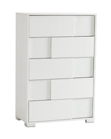 Monza Italian Modern White Chest