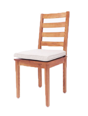 Lance Modern Ash Wood Dining Chair with Cushion (Set of 2)