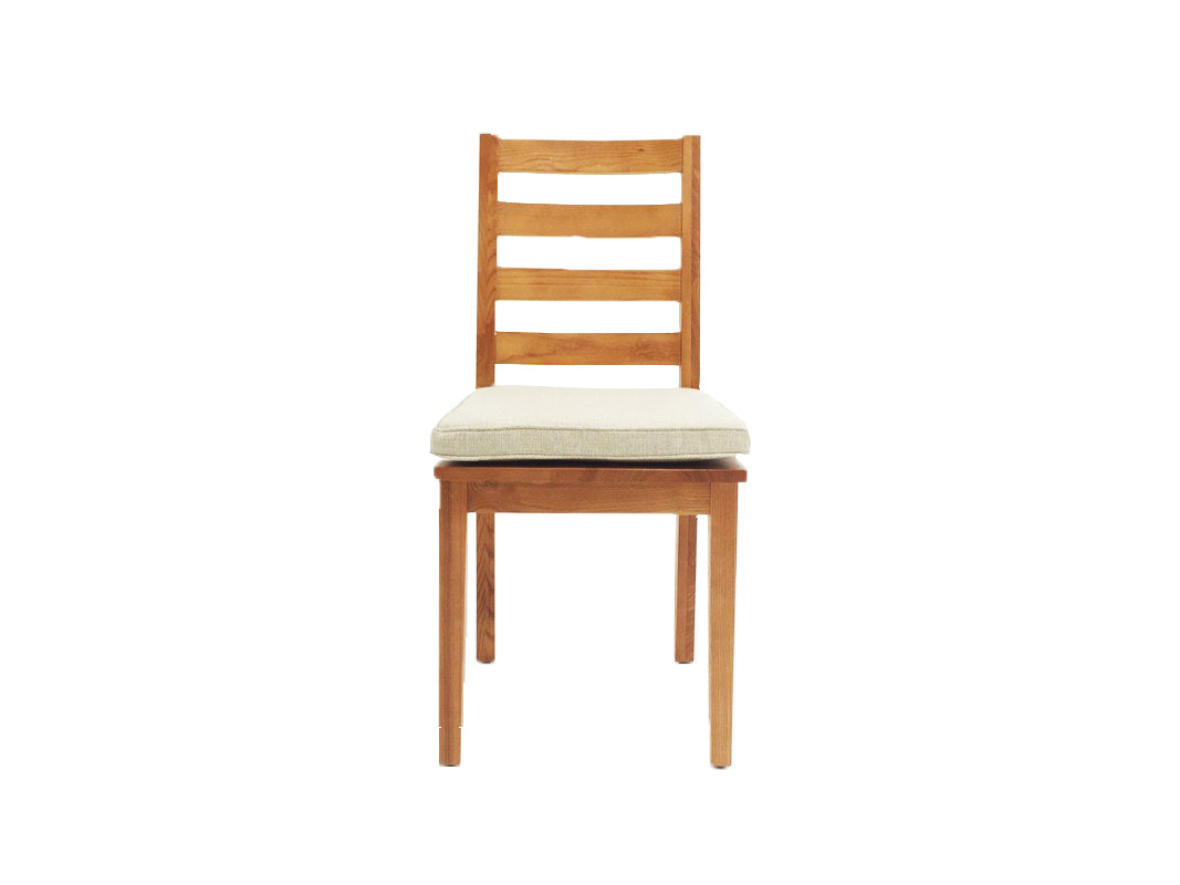 Lance Modern Ash Wood Dining Chair with Cushion (Set of 2)