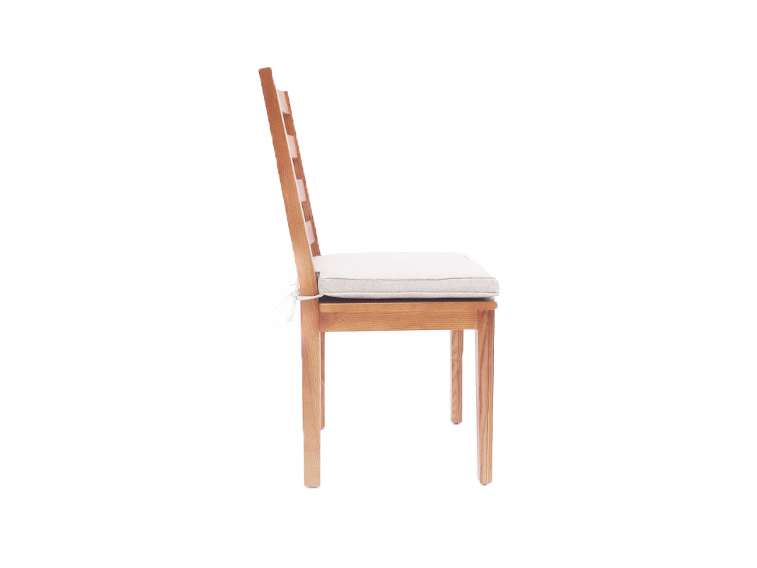 Lance Modern Ash Wood Dining Chair with Cushion (Set of 2)