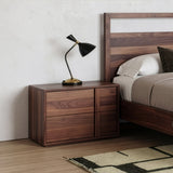 Berlin Modern Walnut Nightstand