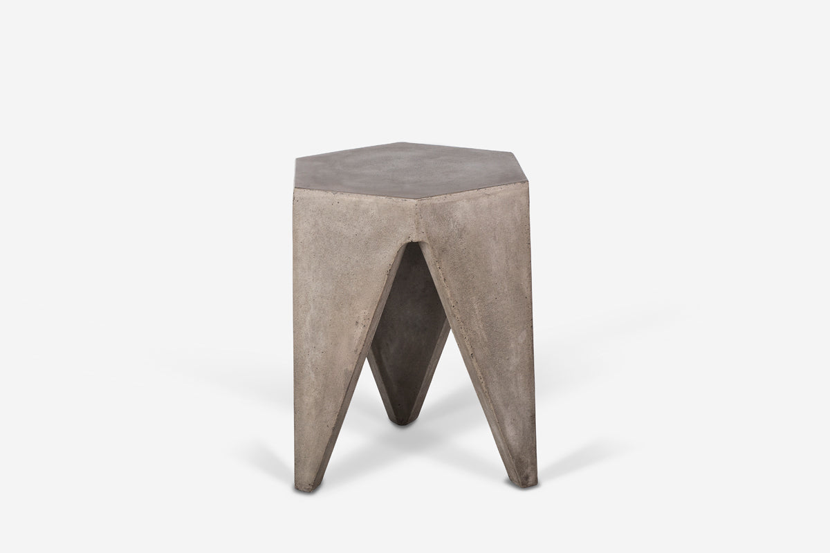 Hugo Modern Concrete Stool