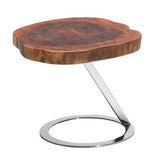 Everett Modern Live Edge Wood End Table