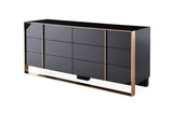 Cartier Modern Black & Rosegold Dresser