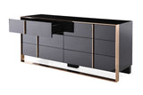 Cartier Modern Black & Rosegold Dresser