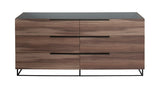 Matteo Modern Italian Walnut Dresser