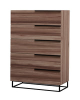 Matteo Italian Modern Walnut Chest