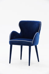 Mielcasa | Blue Modrest Tigard Mid Century Blue Fabric Dining Chair | SKU VGEU-MC-8883CH-A-BLU | MPN: 72135 | Free Delivery & Free Return