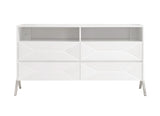 Candid Modern White Dresser