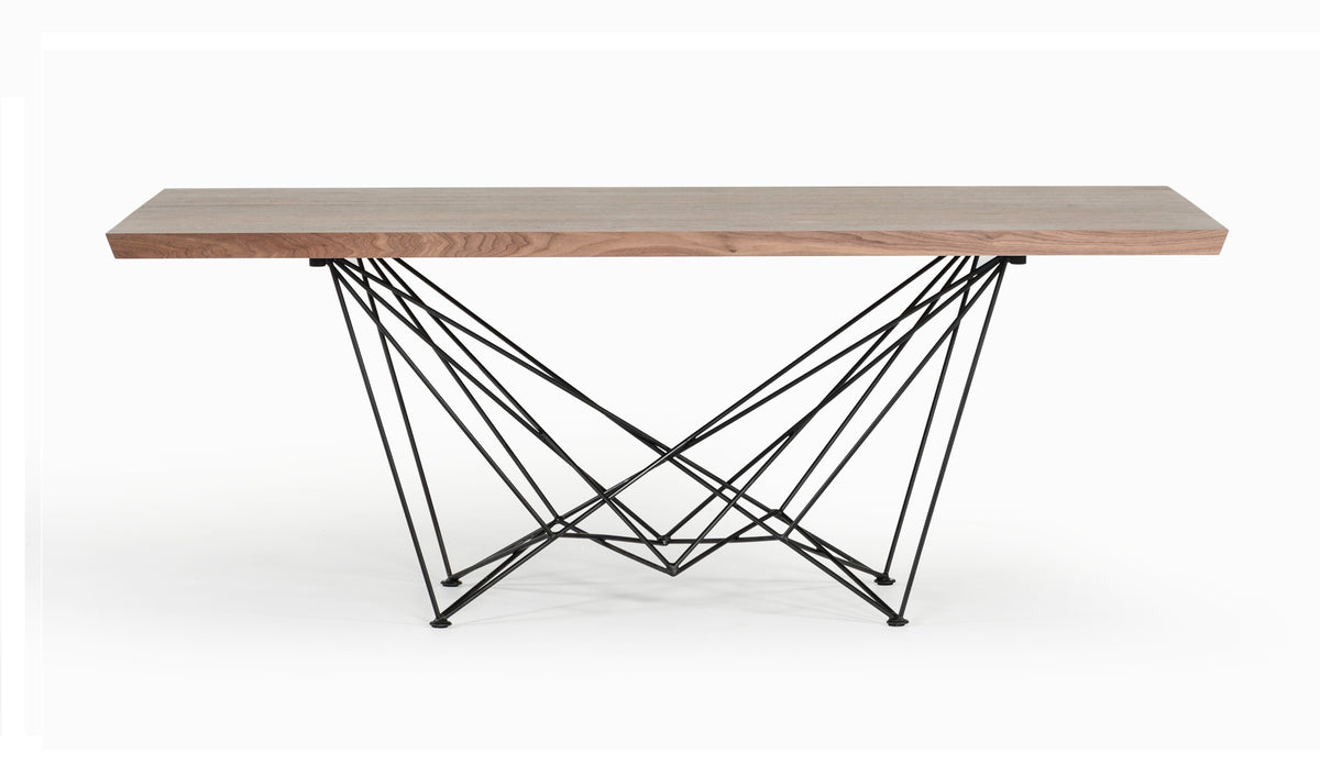 Naomi Modern Walnut Dining Table