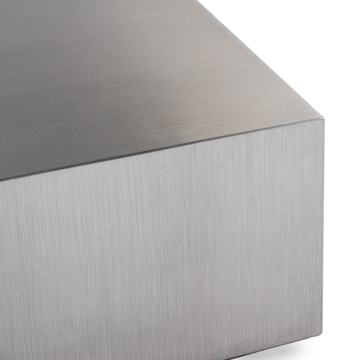 Anvil Modern Brushed Stainless Steel Coffee Table