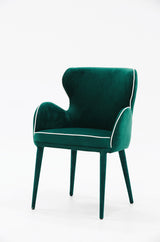 Tigard Modern Green Fabric Dining Chair