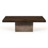 Renzo Modern Oak & Concrete Coffee Table