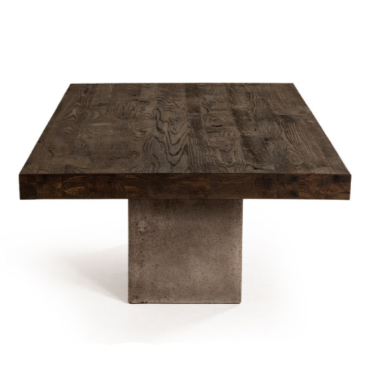 Renzo Modern Oak & Concrete Coffee Table