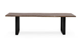 Taylor Modern 79" Live Edge Wood Dining Table