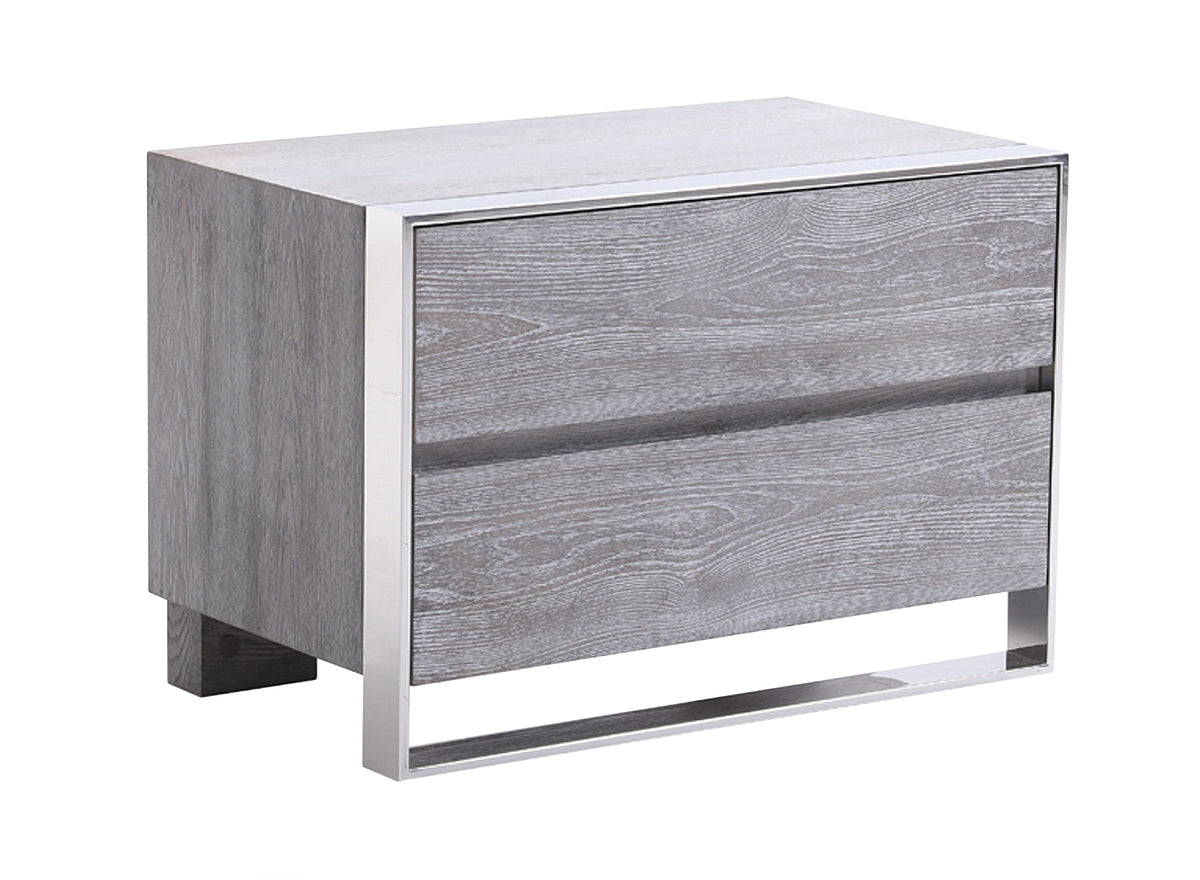 Arlene Modern Grey Elm Nightstand