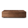 Leslie Modern Walnut Coffee Table