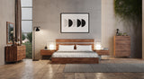 Lorenzo Italian Modern Light Oak Bedroom Set