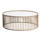 Eleanor Modern Round Marble Coffee Table