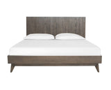 Novak Modern Dark Oak Bed