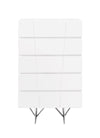 Mielcasa | White Modrest Chrysler Modern White Chest | SKU VGVCJ8978-5H-WHT | MPN: 75858 | Free Delivery & Free Return