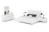 Angela Italian Modern White Eco Leather Bed