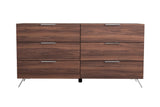 Mielcasa | Walnut Nova Domus Brooklyn Italian Modern Walnut Dresser | SKU VGACBROOKLYN-DRSR | MPN: 76000 | Free Delivery & Free Return