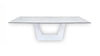 Baldwin Modern White Ceramic Extendable Dining Table
