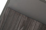 Lucia Italian Modern Elm and Matte Grey Dresser