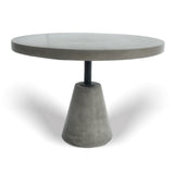 Lenado Modern Grey Concrete End Table