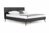 Gaige Eastern King Modern Grey Elm Bed