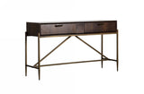 Mielcasa | Brown Modrest Shane Modern Acacia & Brass Console Table | SKU VGNX-MEMPHIS-20181 | MPN: 76275 | Free Delivery & Free Return