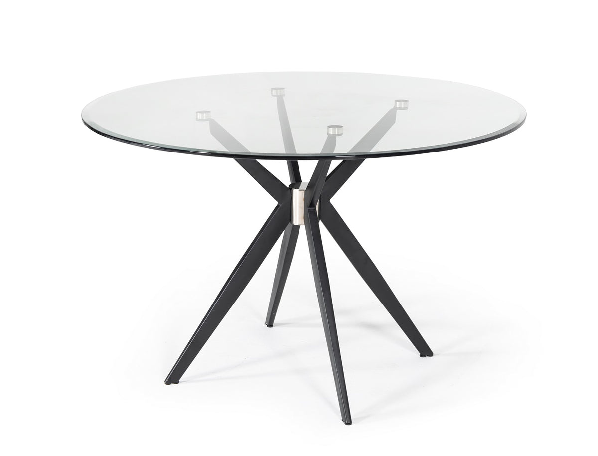 Dallas Modern Black Dining Table