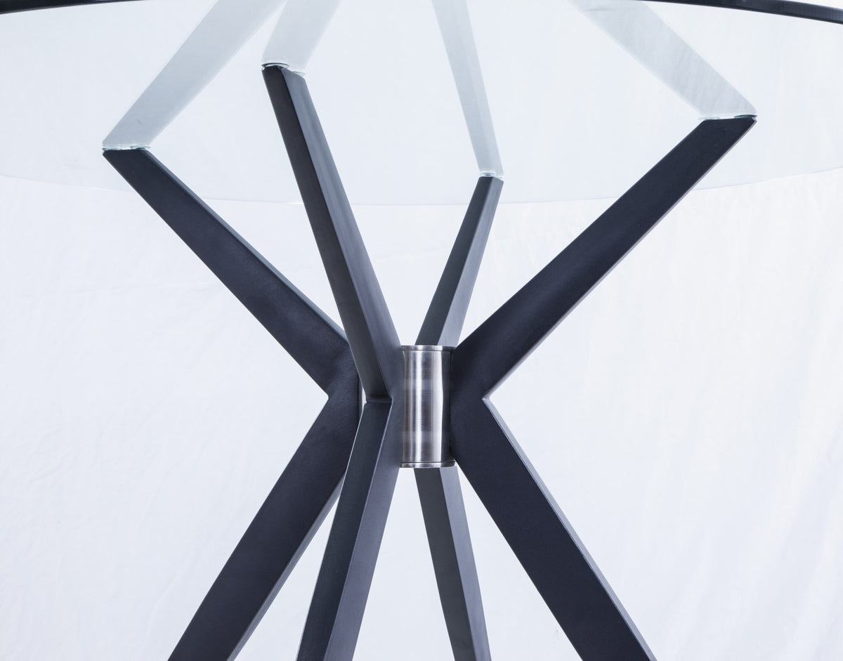 Dallas Modern Black Dining Table