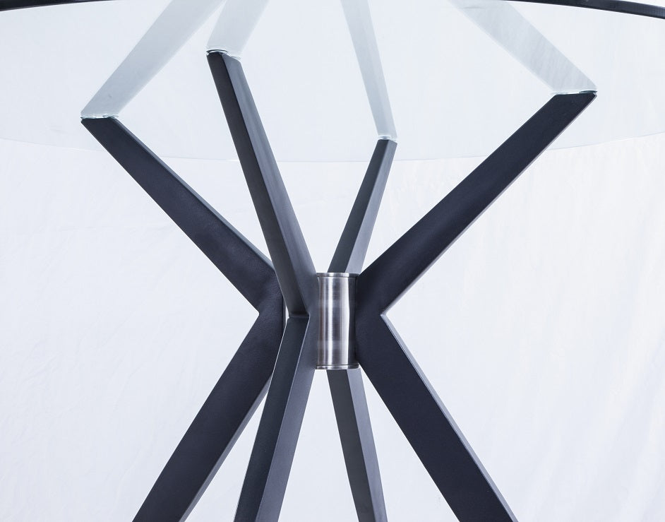 Dallas Modern Black Dining Table