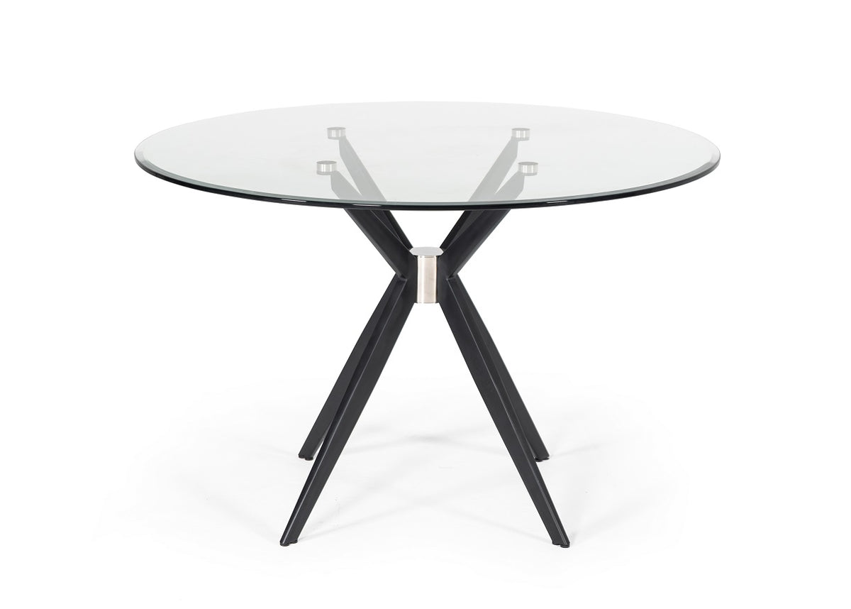 Dallas Modern Black Dining Table