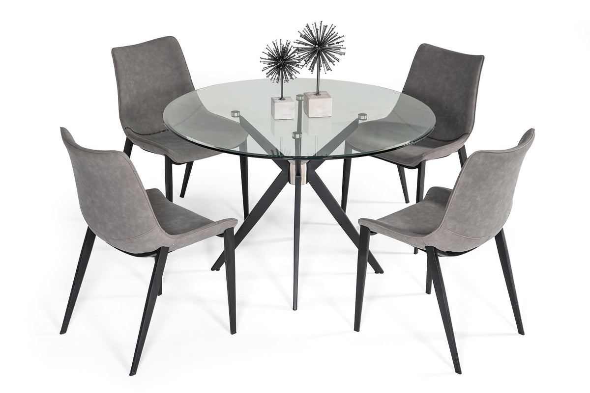 Dallas Modern Black Dining Table