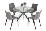 Dallas Modern Black Dining Table