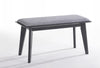 Lillian Modern Grey Bench