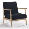 Gengo Modern Black Accent Chair