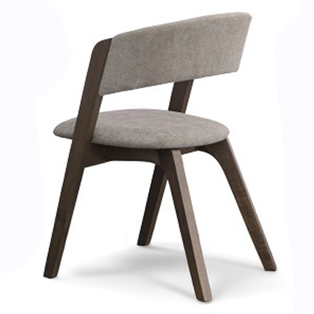 Grover Modern Grey & Dark Wenge Dining Chair (Set of 2)