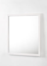 Bryan Modern White Mirror