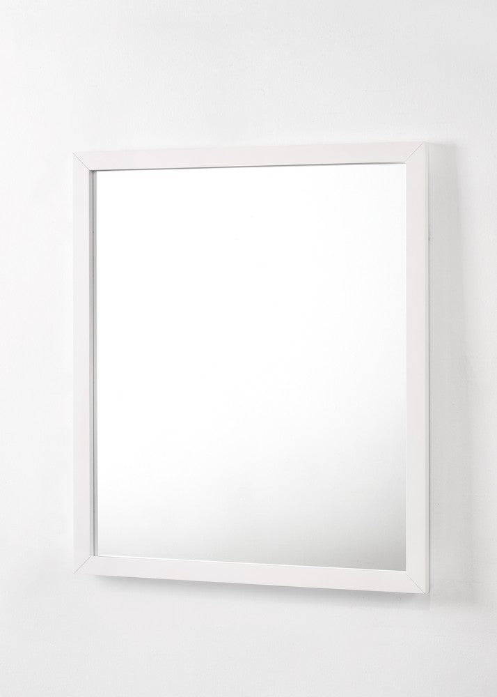 Mielcasa | White Modrest Bryan Modern White Mirror | SKU VGMABR-82-WHT-MIR | MPN: 76324 | Free Delivery & Free Return